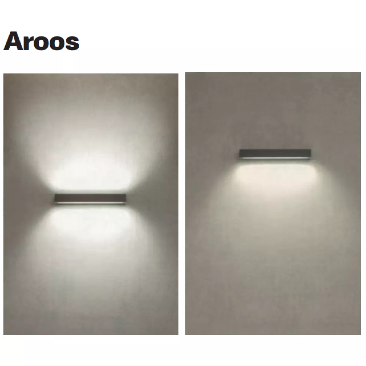 AROOS - LED fali lámpa; 2850lm; IP65; sz:50cm -  Redo-90264